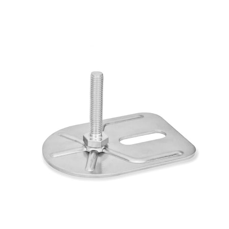 J.W. Winco JW Winco GN43-80-3/8X16-75-E0-S Leveling Feet 43-80-3/8X16-75-E0-S